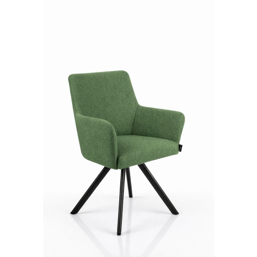 Krzesło Obrotowe KR-158 Kolory Tkanina Odcień Zielonego